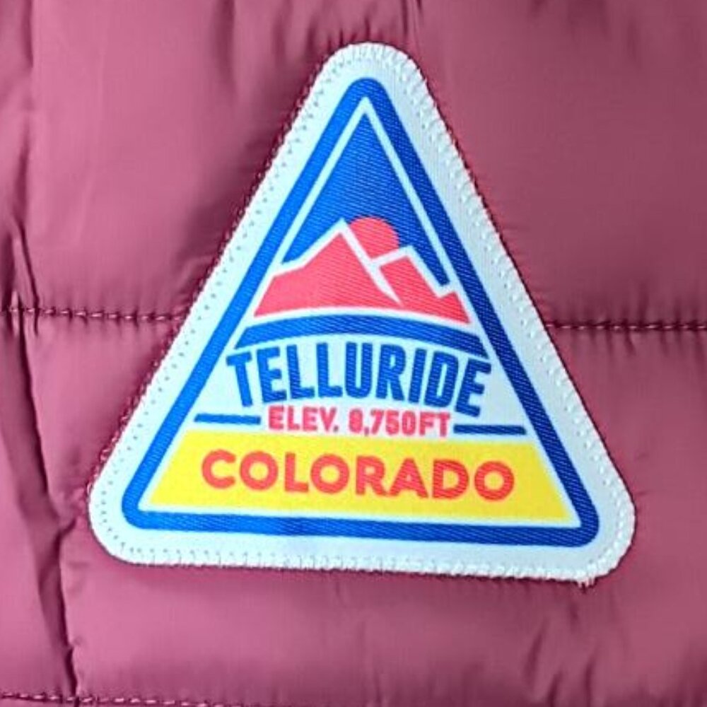 WEATHERPROOF Womens Puffer Jacket Packable Dusk Orchid With Logo Size NEW - Picture 3 of 13